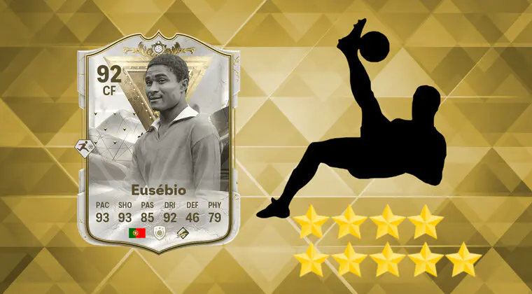 Imagen de EA Sports FC 24: este DC Icono es muy similar a Eusébio de Centuriones y muchísimo más barato