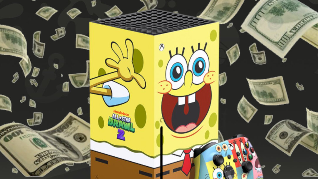 Microsoft anuncia una Xbox Series X temática de Bob Esponja y vas a