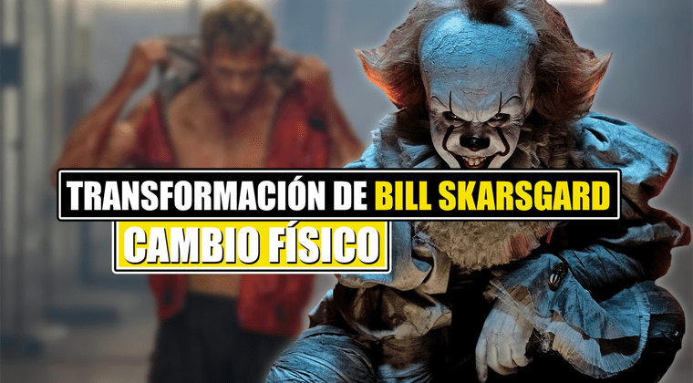 Imagen de La increíble transformación de Bill Skarsgård, Pennywise el payaso, para su nuevo papel en 'Boy Kills World'