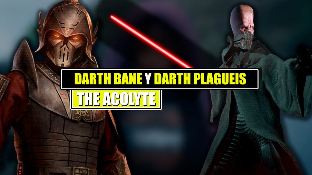 darth bane y darth plagueis en the acolyte star wars