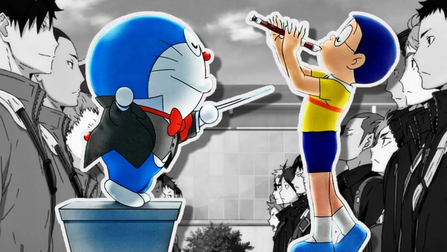doraemon haikyuu (1)