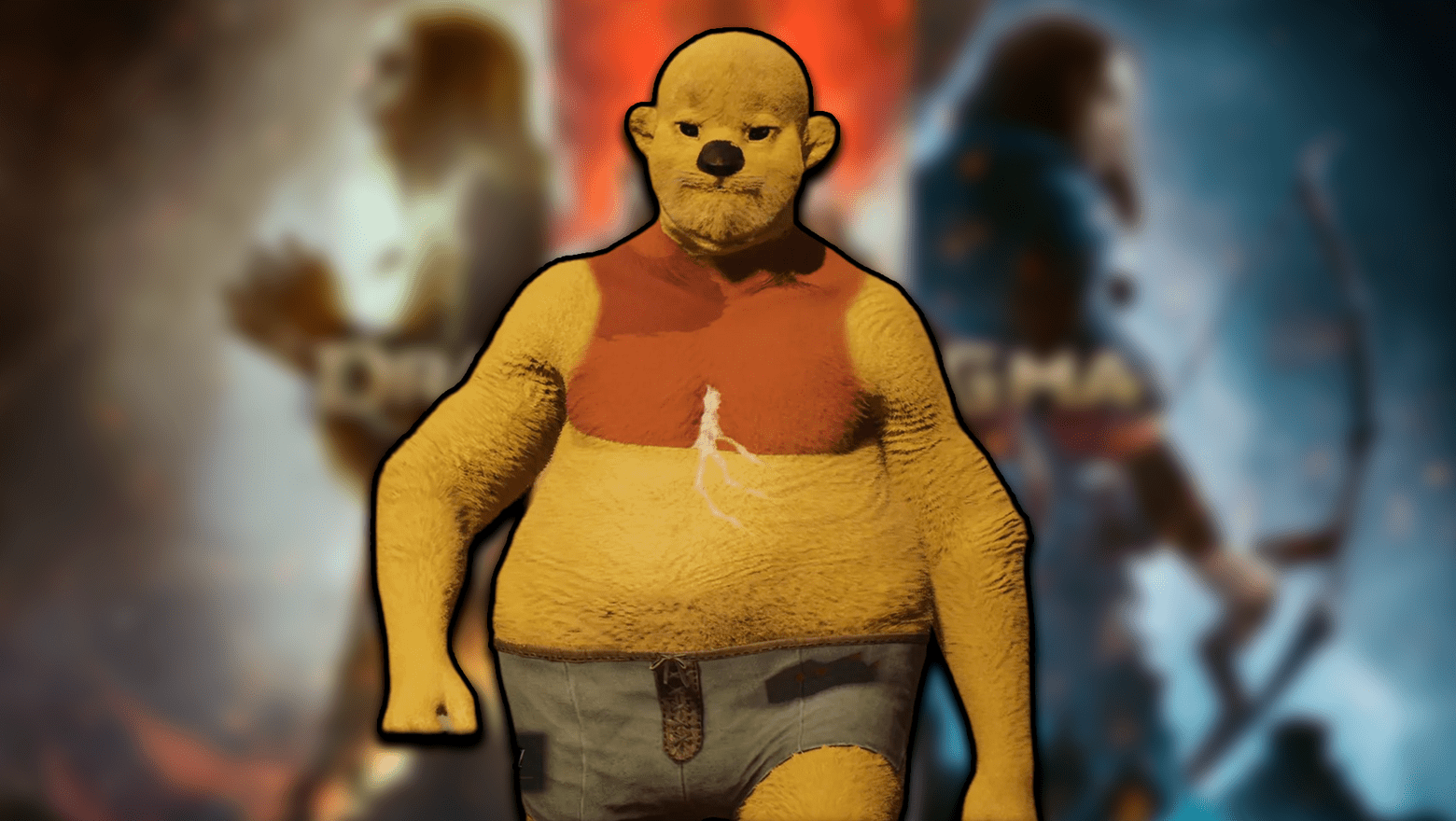 Un usuario recrea a Winnie the pooh en el videojuego Dragons Dogma 2