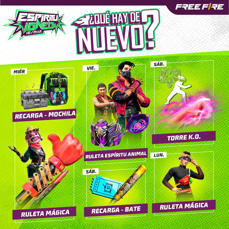 free fire marzo