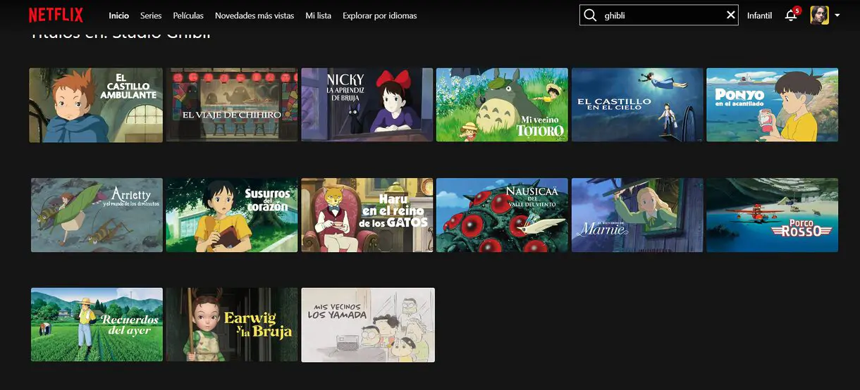 ghibli netflix
