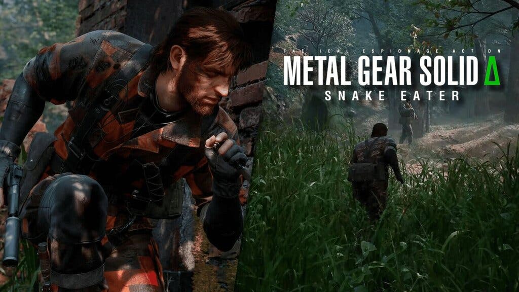 Imagen de Big Boss en la selva amazónica de Metal Gear Solid Delta: Snake Eater