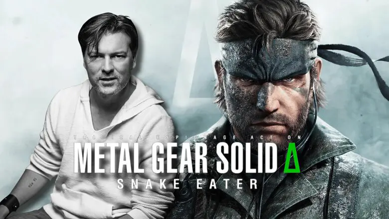 David Hayter junto a Big Boss de Metal Gear Solid Delta: Snake Eater