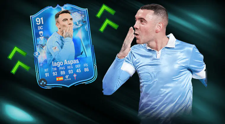 Imagen de EA Sports FC 24: review de Iago Aspas Fantasy FC. ¿Tras las mejoras es un DC competitivo?
