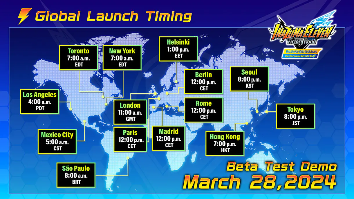 fechas beta inazuma eleven victory road