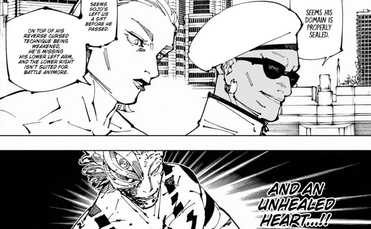 Imagen del capítulo 255 de Jujutsu Kaisen