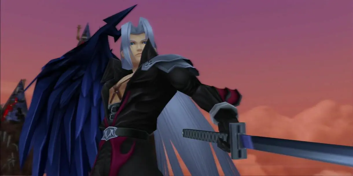 kingdom hearts cloud sephiroth
