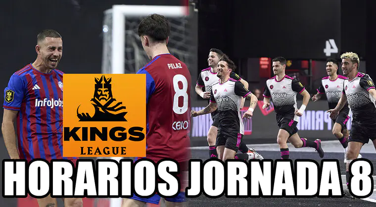 Imagen de Horarios Kings League Jornada 8: Partidos y horas de los cruces en la recta final de la liga