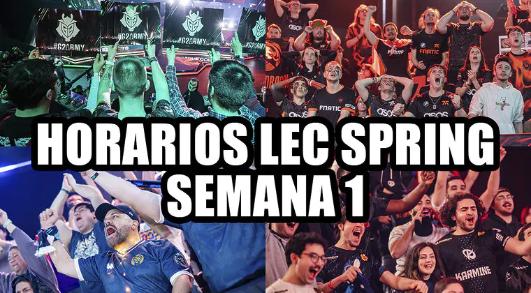 Imagen de Vuelve la LEC de 2024 con su temporada de Primavera: Horarios de Spring con los partidos de KOI, Fnatic, G2 y Heretics