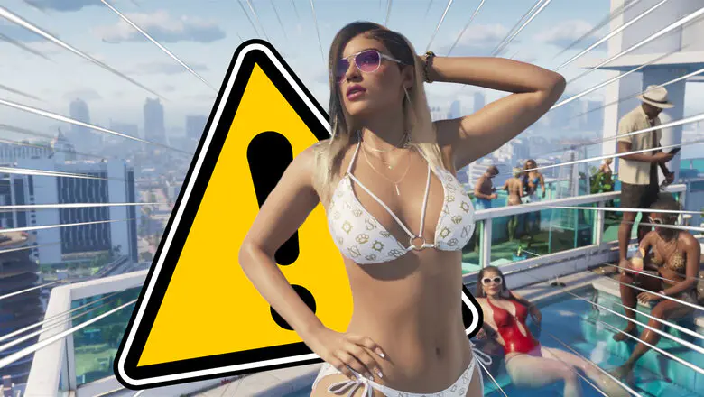 Imagen de Lucía, protagonista de GTA VI, en la piscina