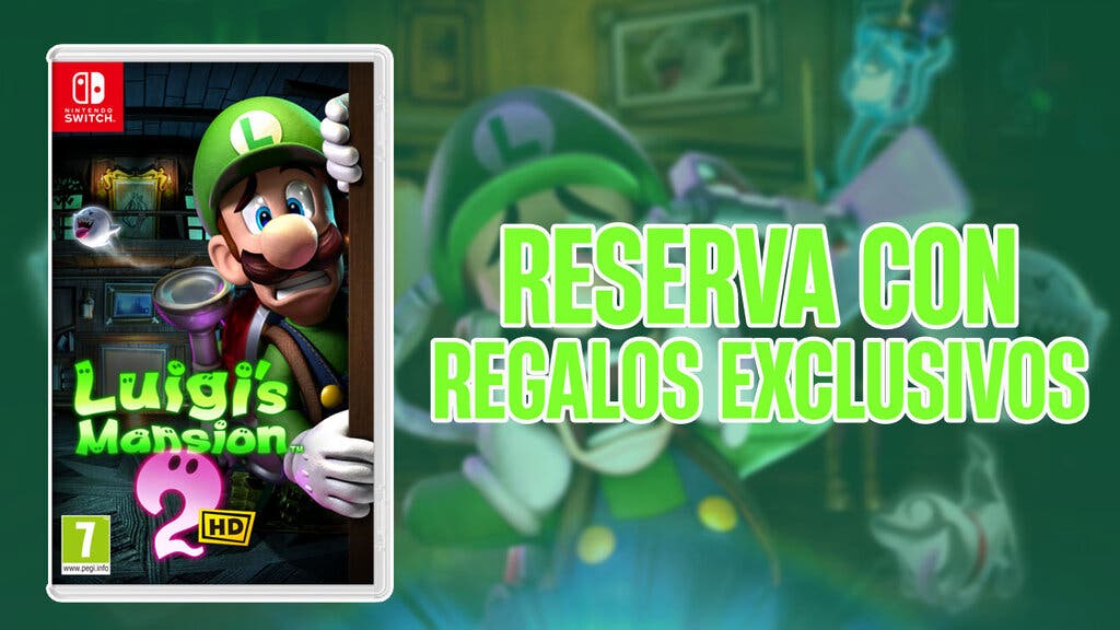 Luigi's Mansion 2 HD Reserva regalos exclusivos