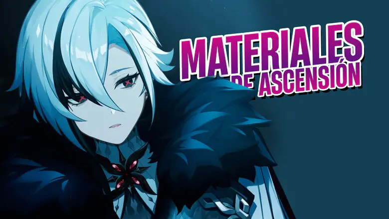materiales acensión arlecchino genshin impact