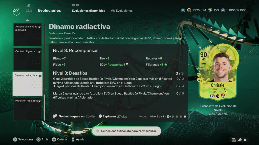 nuevas evoluciones radiactividad ea sports fc 24