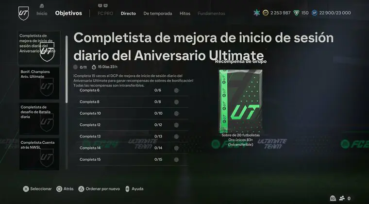 Imagen de EA Sports FC 24: nuevo grupo de objetivos para conseguir bastantes sobres muy fácilmente