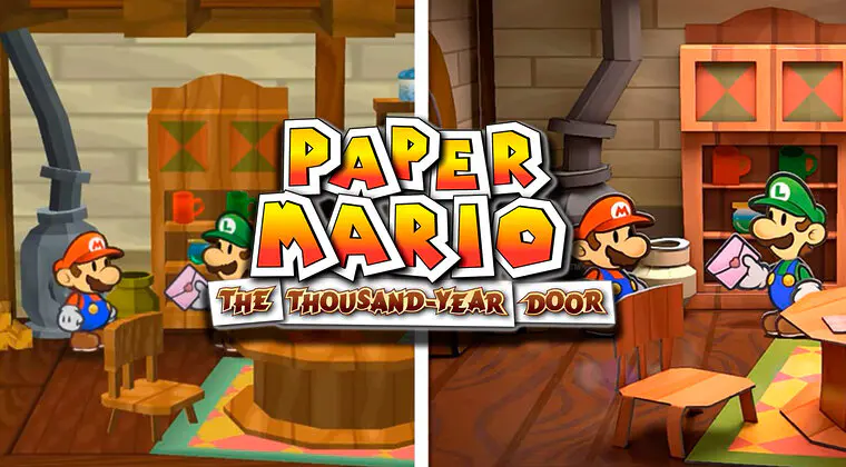 Imagen de Comparan la intro de Paper Mario: La Puerta Milenaria Remake y el original, y el resultado es increíble