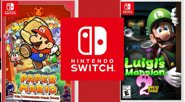 Imagen de Revelan el peso de los archivos de Paper Mario: La Puerta Milenaria y Luigi's Mansion 2 HD