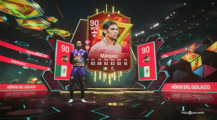 Imagen de EA Sports FC 24: review de Rafa Márquez Héroe del GOLAZO. ¿Mejor que Makélélé?