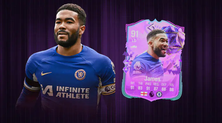 Imagen de EA Sports FC 24: ¿Merece la pena Reece James Ultimate Birthday? (Jugador SBC)