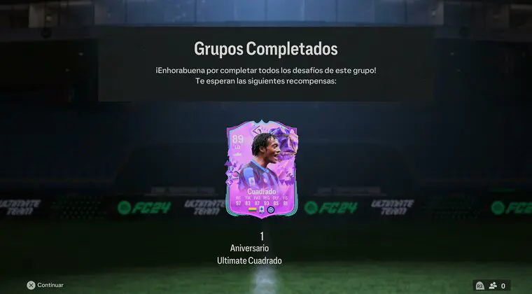 Imagen de EA Sports FC 24: review de Cuadrado Ultimate Birthday. ¿Tan bueno como para justificar su coste?