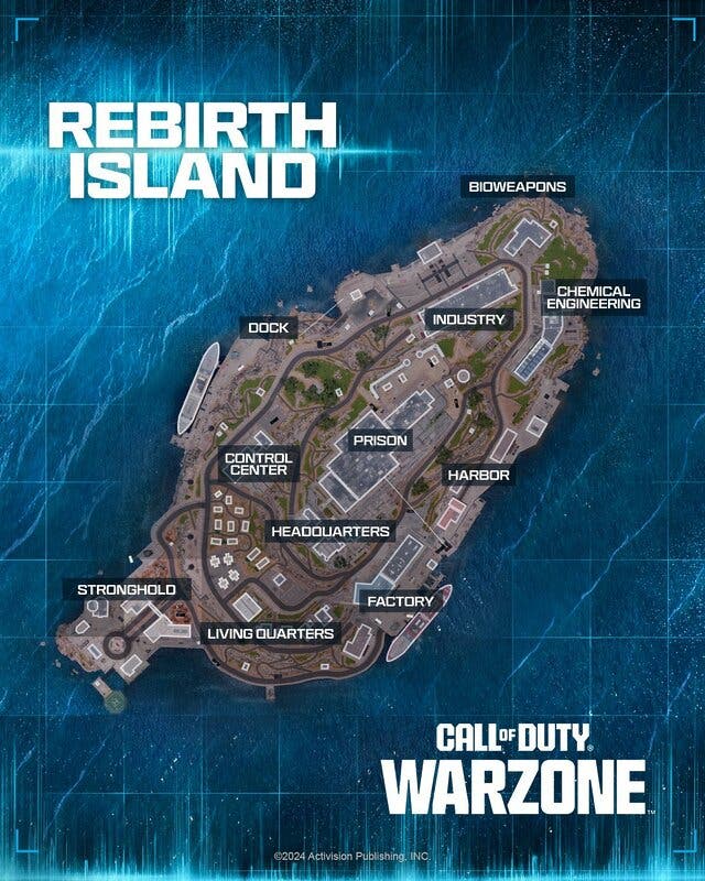 Así será el regreso de Rebirth Island a Warzone