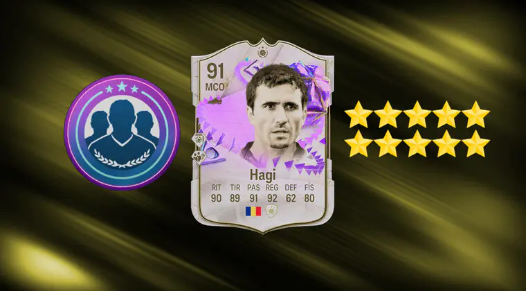 Imagen de EA Sports FC 24: review de Hagi SBC. ¿Un Icono top a precio razonable?