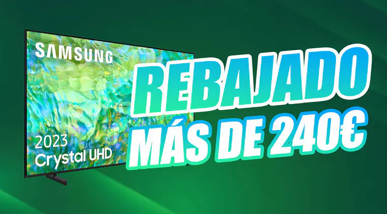 Imagen de Llévate esta smart TV 4K de Samsung rebajada más de 240 euros