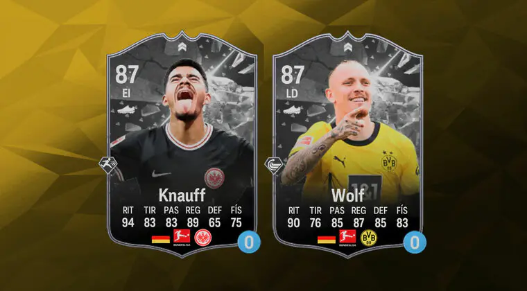 Imagen de EA Sports FC 24: ¿Merecen la pena Wolf y Knauff Showdown? (Jugadores SBC)