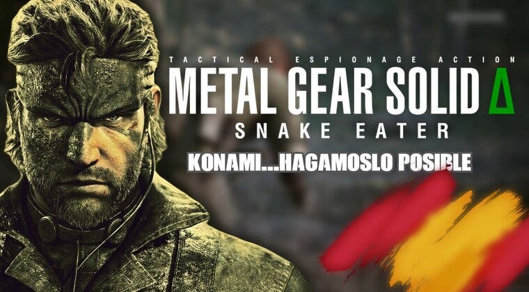 Imagen de Flipa con la petición de Alfonso Vallés para hacer Metal Gear Solid Delta en castellano