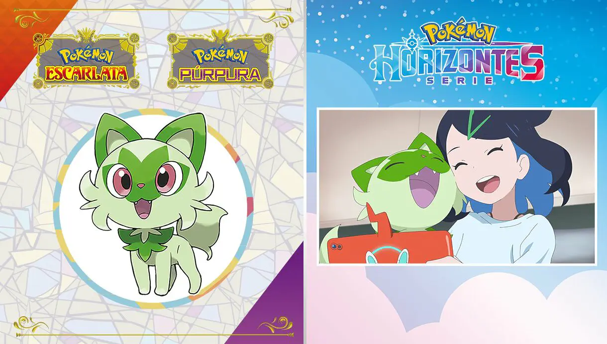 Sprigatito de Liko en Pokemon Escarlata y Purpura