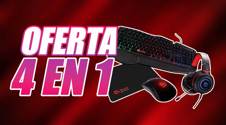 Imagen de Kit 4 en 1 Talius Gaming con un 25% de descuento en Amazon