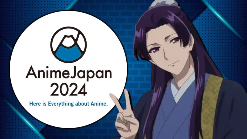 Jinshi con el logo de AnimeJapan