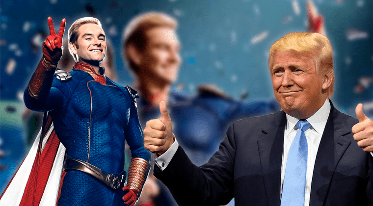 Imagen de Patriota será una parodia directa de Trump en la temporada 4 de The Boys y estos pósteres lo confirman
