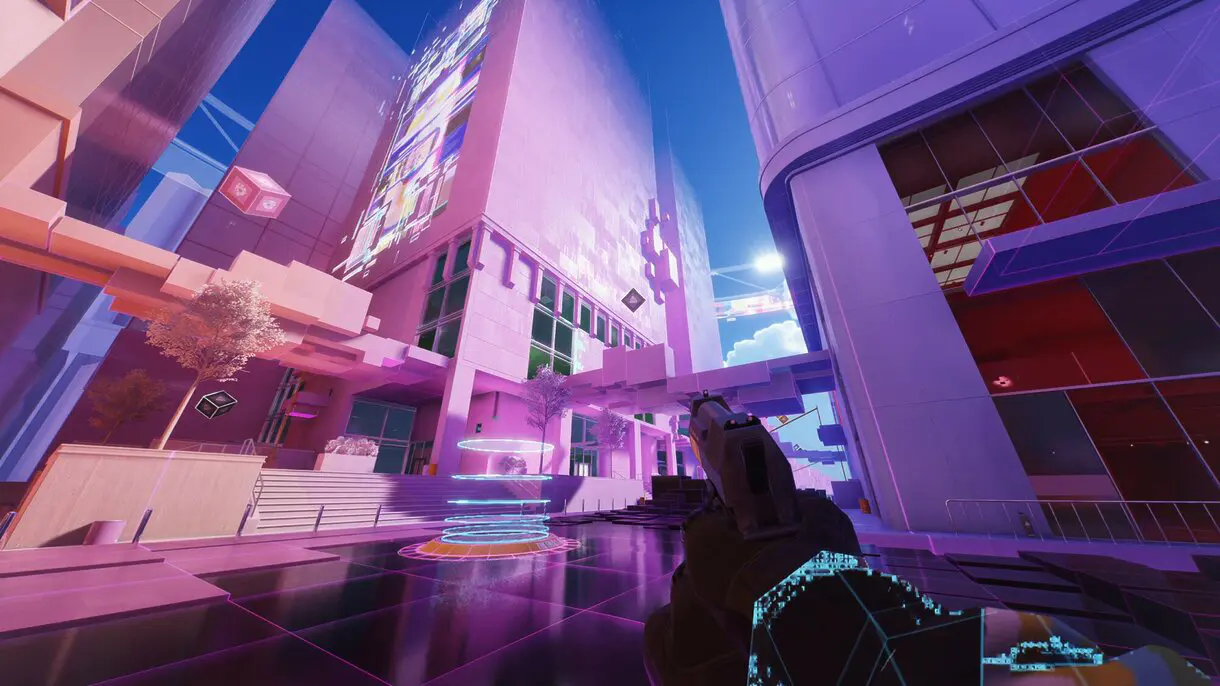 Un bello callejón del nuevo mapa de la Temporada 2 de THE FINALS