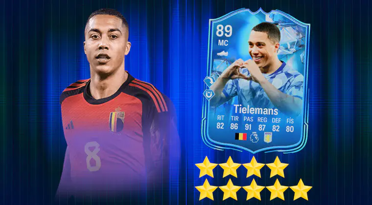 Imagen de EA Sports FC 24: ¿Merece la pena Youri Tielemans Fantasy FC? (Jugador SBC)