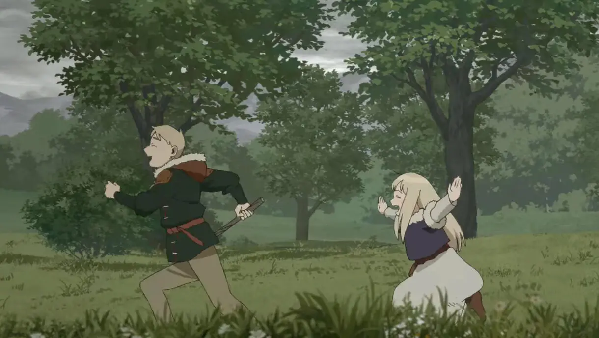 Tragones y Mazmorras Dungeon Meshi Laios Falin