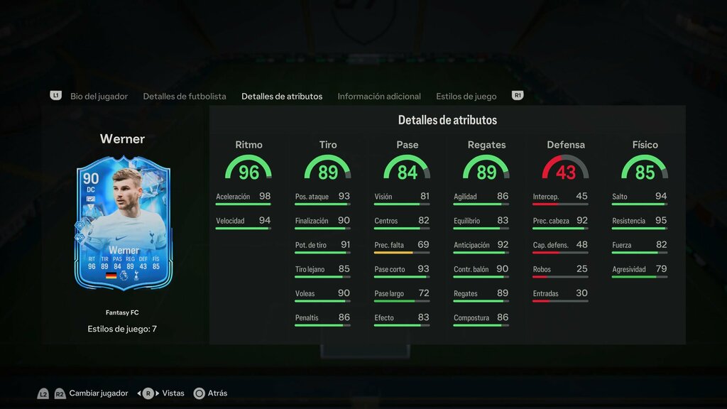 werner fantasy fc actualizado portada ea sports fc 24