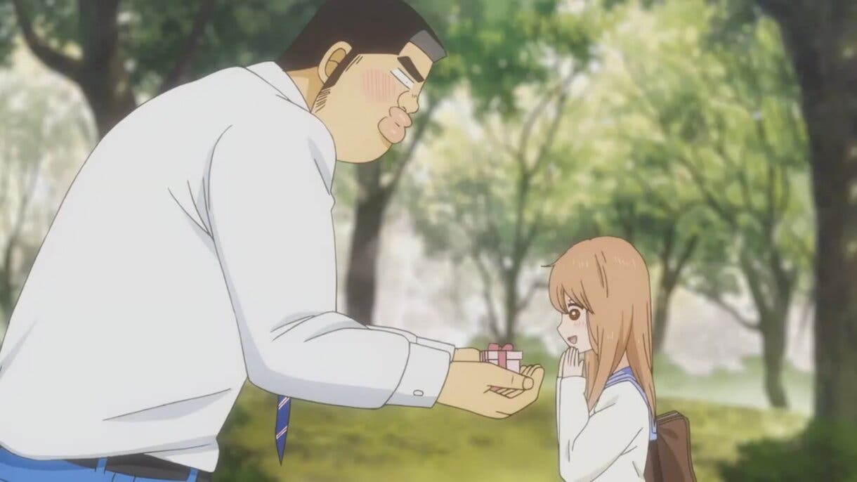 Ejemplo del White Day siendo celebrado en un anime