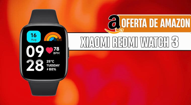 Imagen de El smartwatch más vendido de Amazon: Xiaomi Redmi Watch 3 con un 24% de descuento