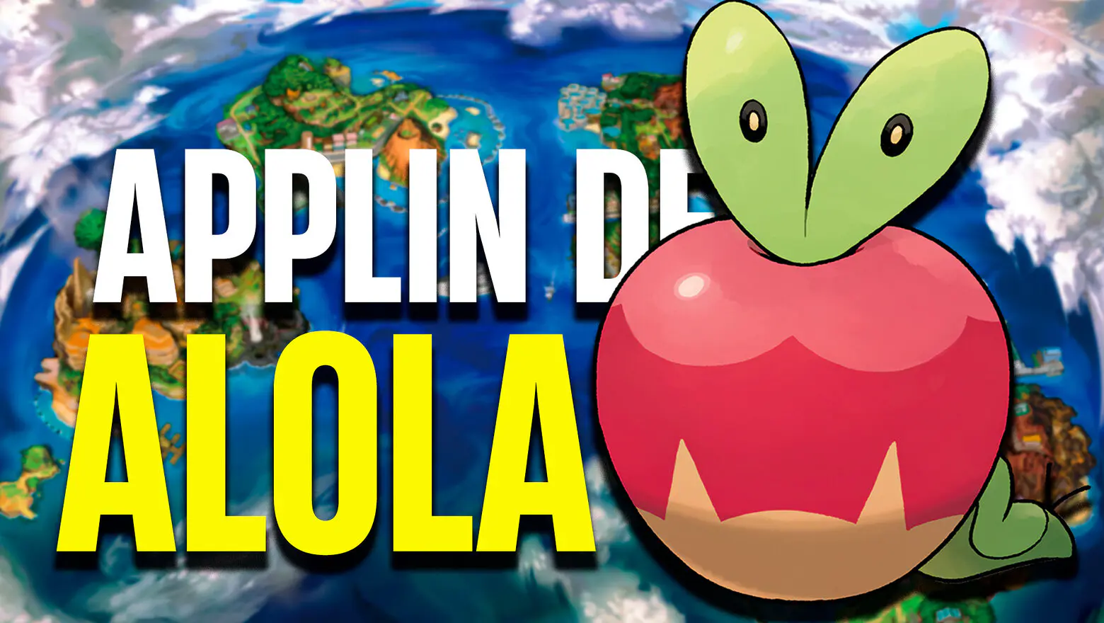 Imaginan cómo seria un Pokémon Applin con forma regional de Alola