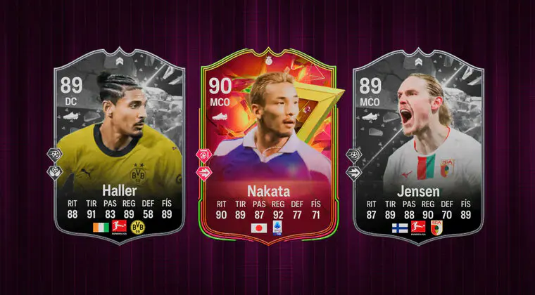 Imagen de EA Sports FC 24: ¿Merecen la pena Nakata Héroe del GOLAZO y los Showdown de Haller y Jensen?