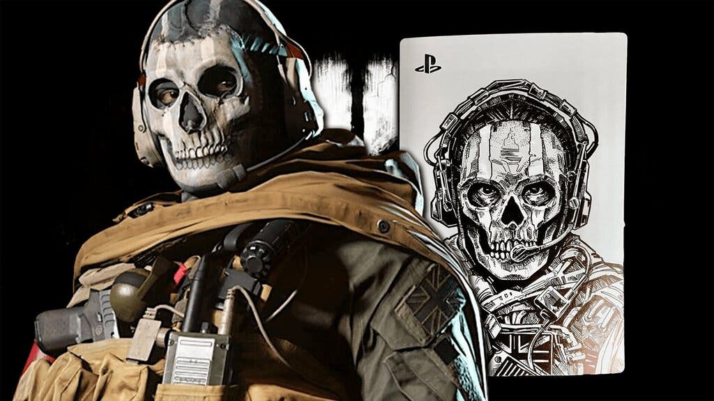 Esta PS5 de Call of Duty personalizada con la cara de 'Ghost' es lo mejor que verás el día de hoy