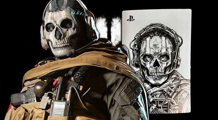 Imagen de Esta PS5 de Call of Duty personalizada con la cara de 'Ghost' es lo mejor que verás el día de hoy