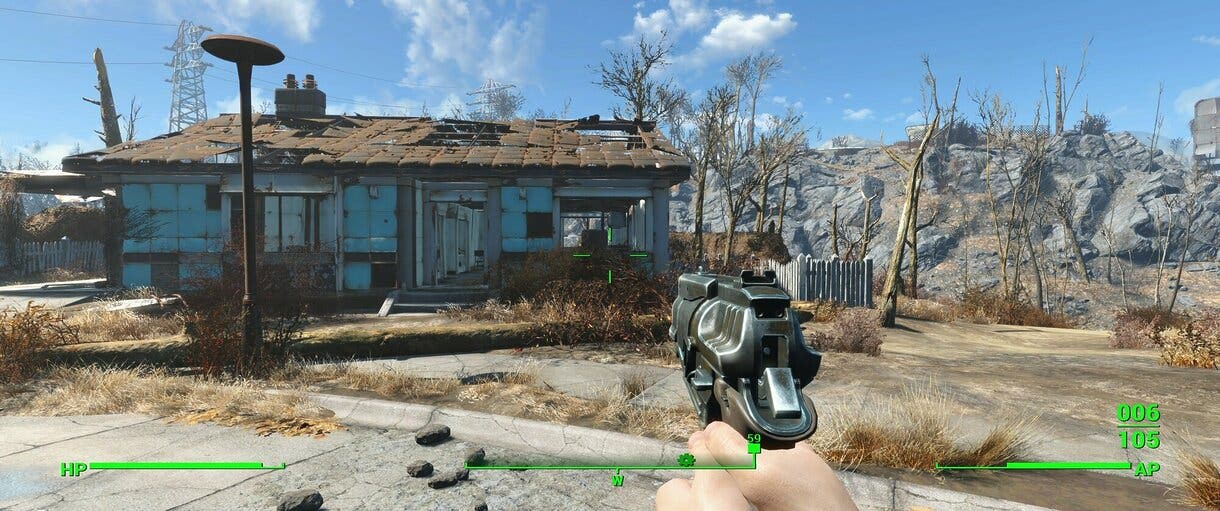 Fallout 4 se ve regular en resolución ultrawide