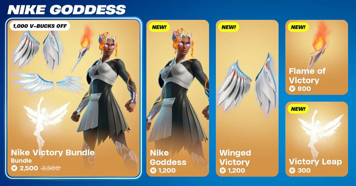 Fortnite celebra un nuevo crossover con Nike
