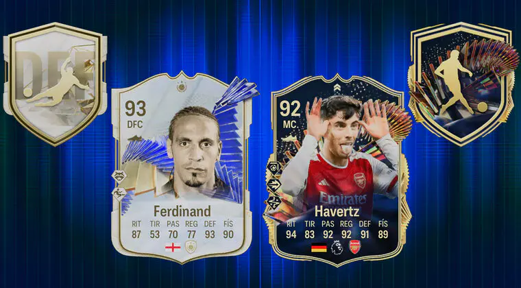 Imagen de EA Sports FC 24: ¿Merece la pena Havertz TOTS Live? + Ferdinand Icono del TOTY SBC