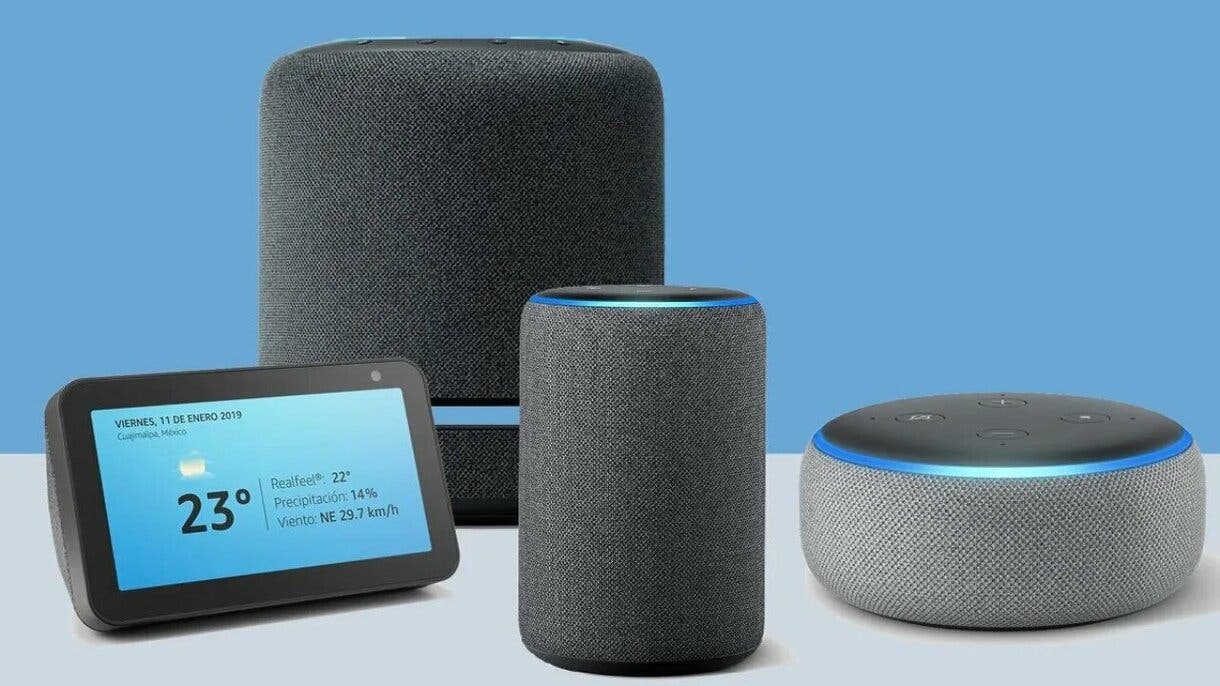 Dispositivos Amazon que funcionan con Alexa.