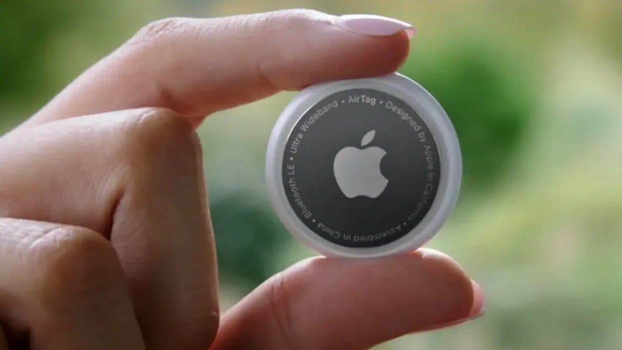 Dispositivo Airtag de Apple.